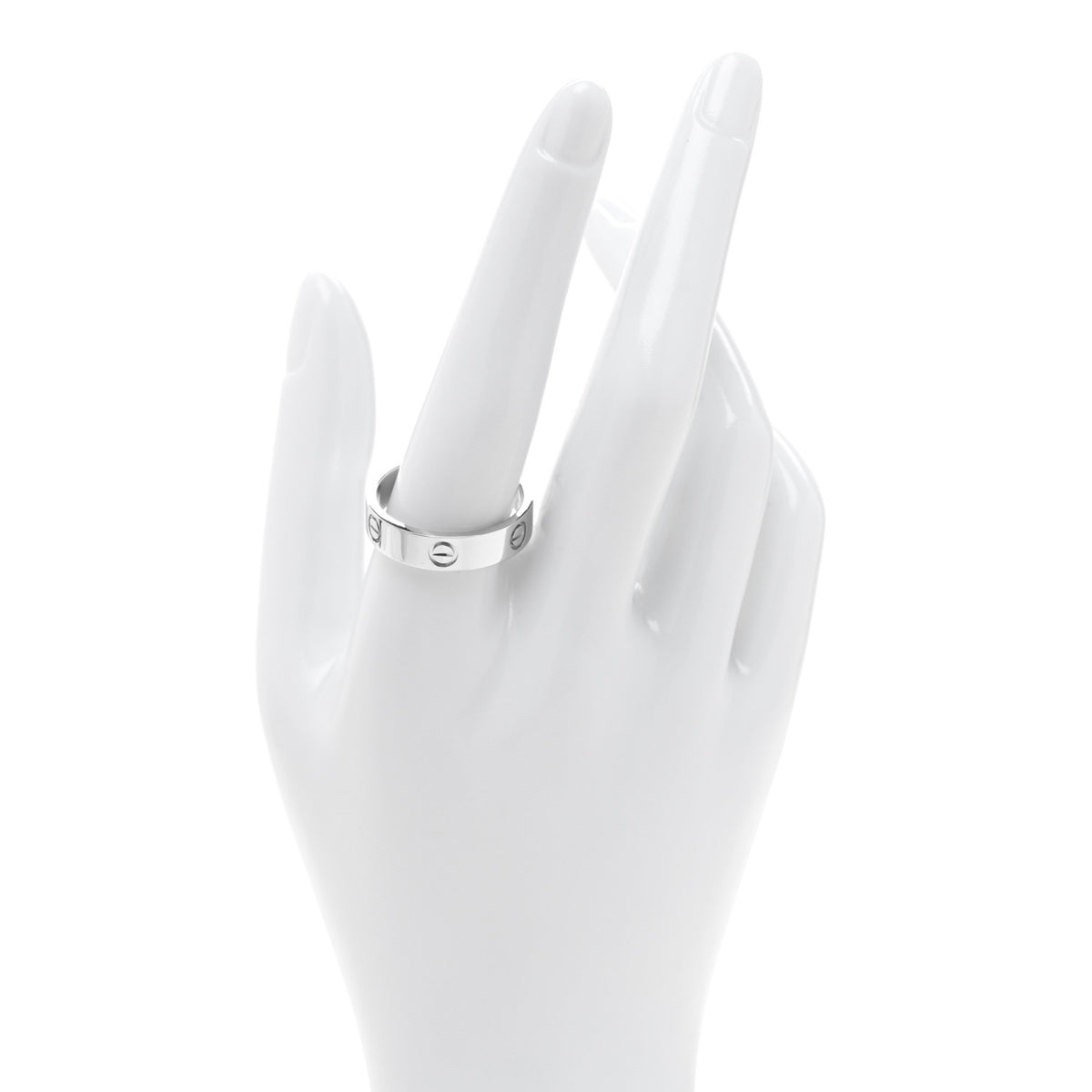 Cartier Platinum 5.5mm LOVE Ring 63 10.5 2 of 4