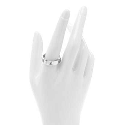 Cartier Platinum 5.5mm LOVE Ring 63 10.5 2 of 4