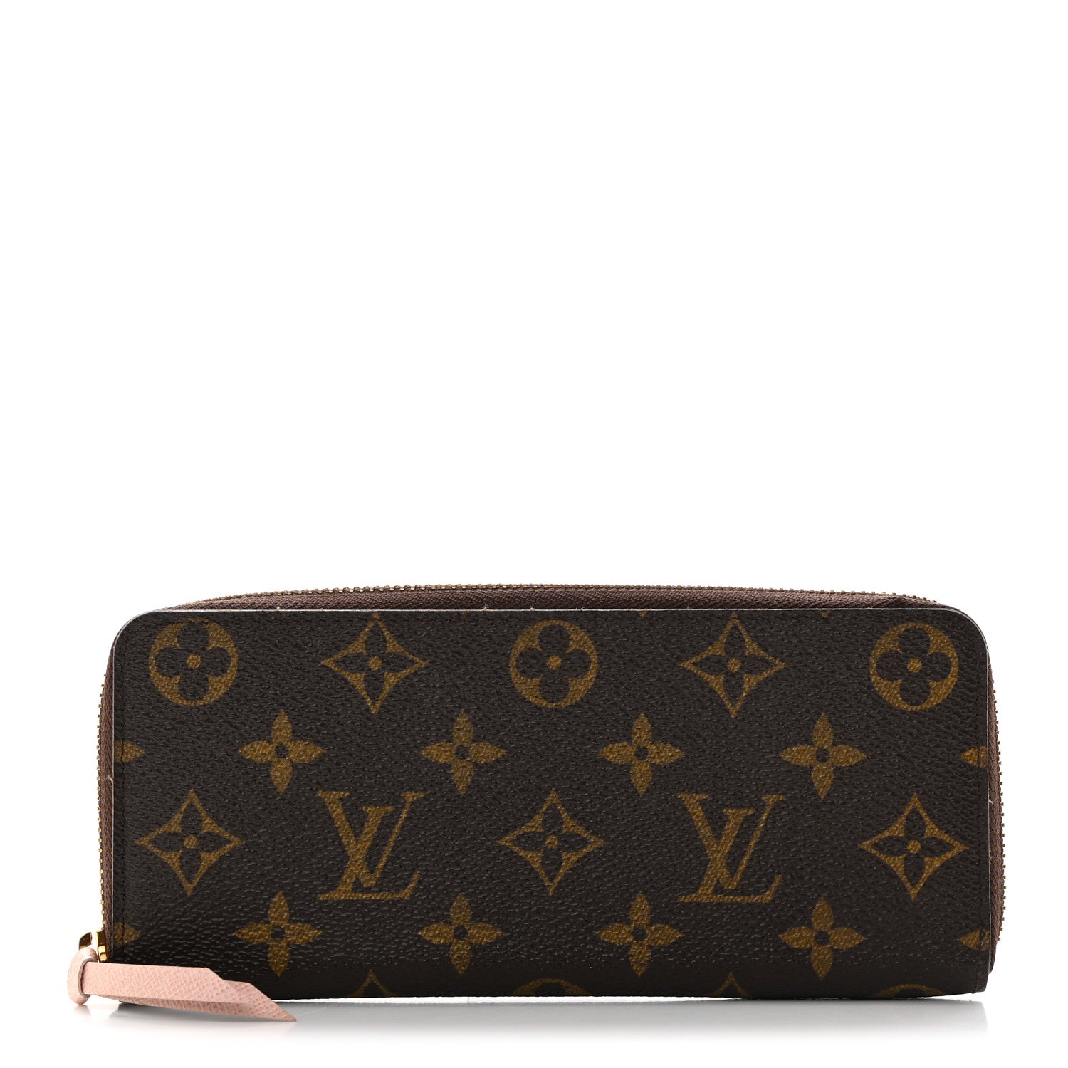 Louis Vuitton Monogram Clemence Wallet Rose Ballerine 1 of 7