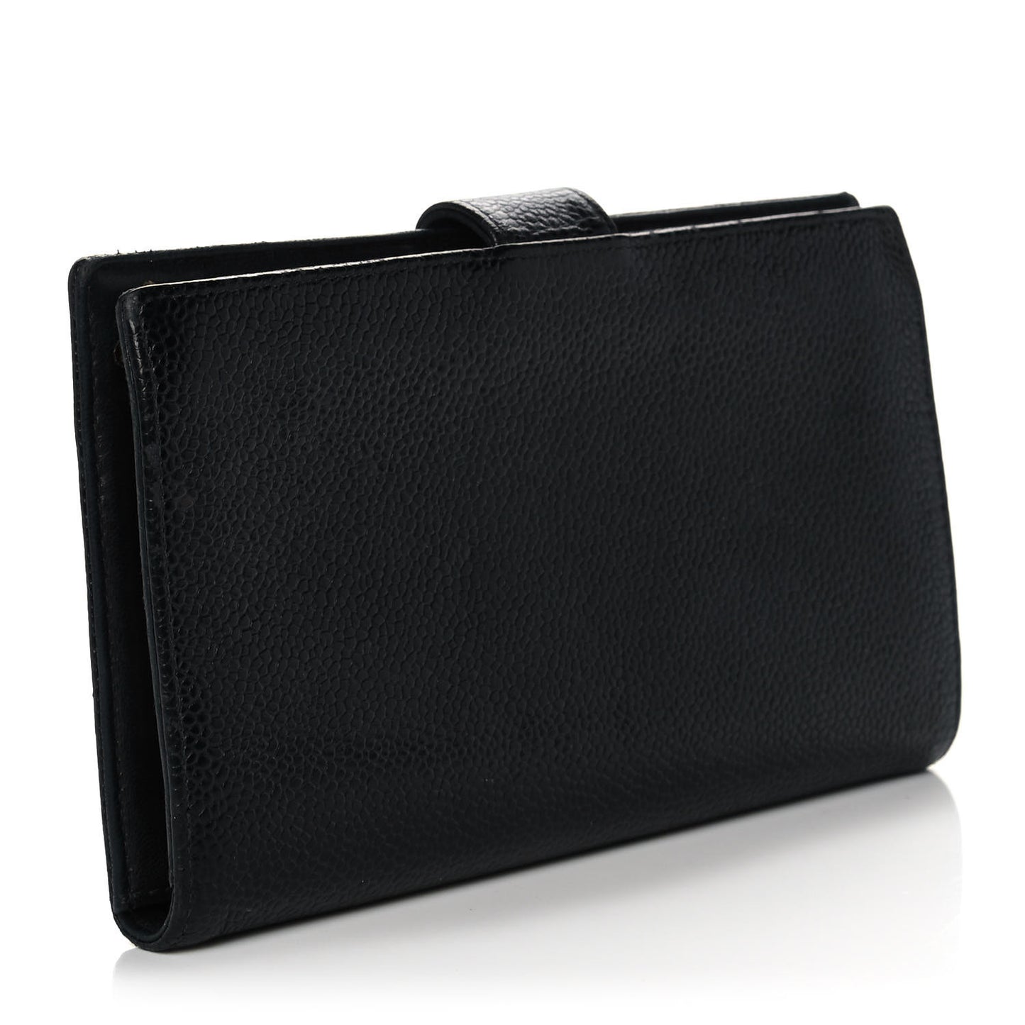 Caviar Timeless CC French Wallet Black
