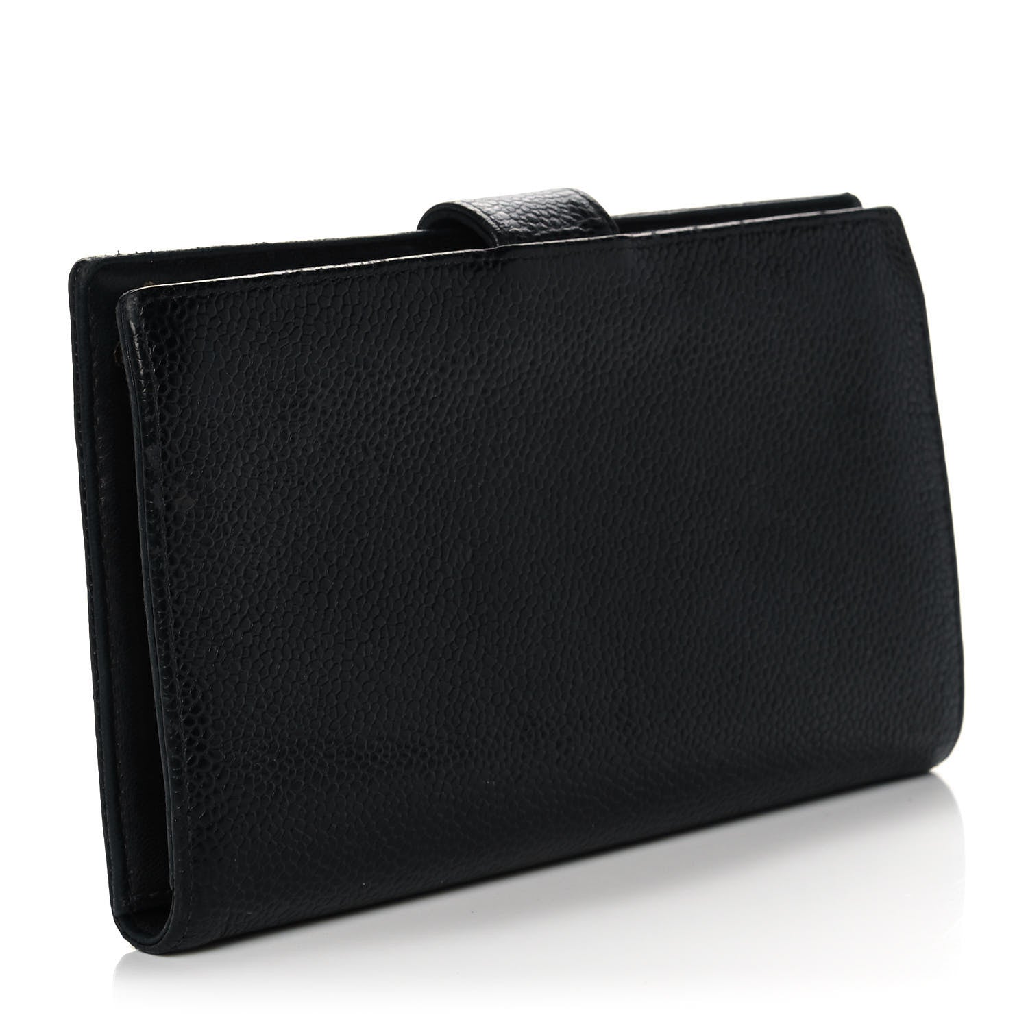Chanel Caviar Timeless CC French Wallet Black 3 of 10