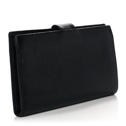 Chanel Caviar Timeless CC French Wallet Black 3 of 10