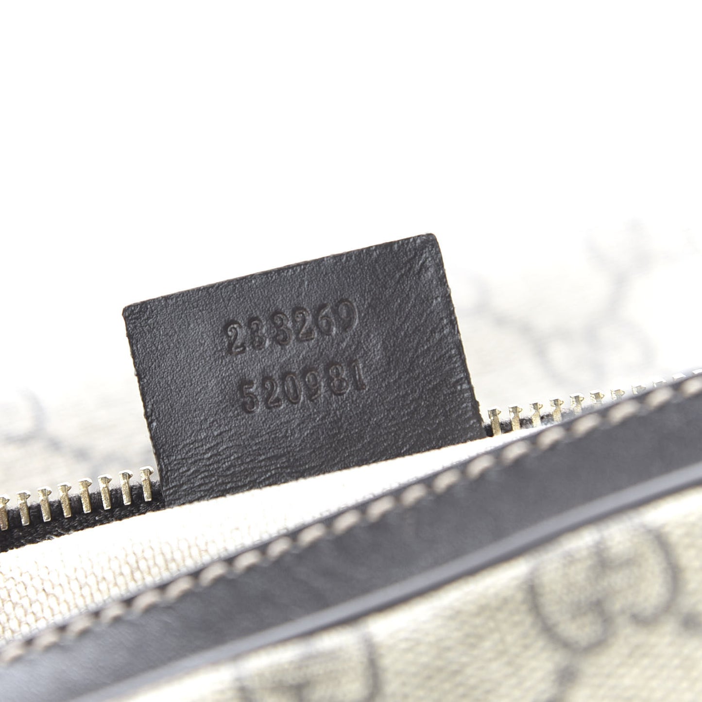 GG Supreme Monogram Belt Bag Dark Brown