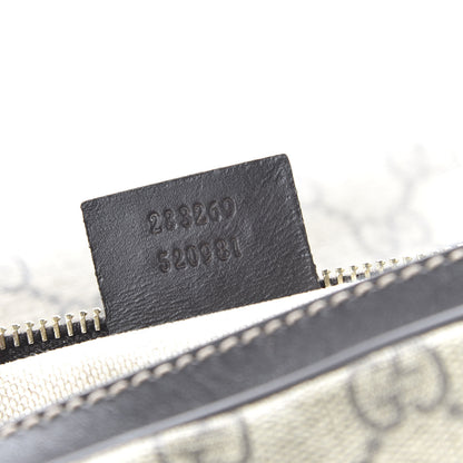 Gucci GG Supreme Monogram Belt Bag Dark Brown 9 of 10
