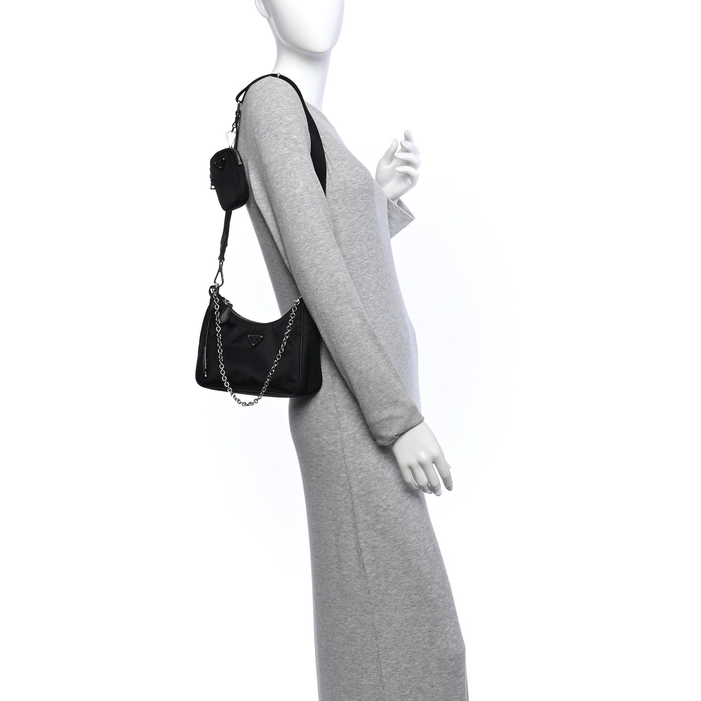 Nylon Re-Edition 2005 Shoulder Bag Black