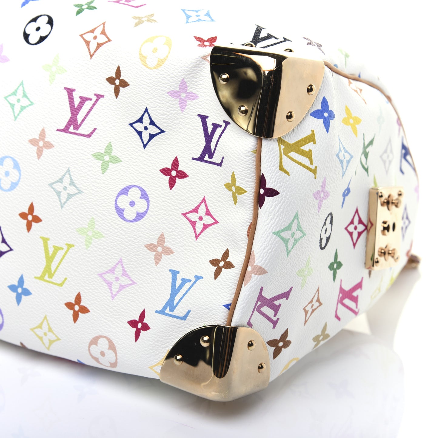Monogram Multicolor Speedy 30 White