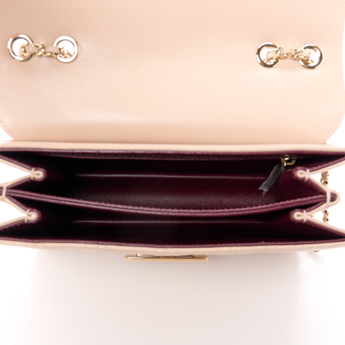 Sheepskin Quilted Beauty Lock Flap