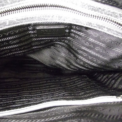 Prada Nappa Dressy Gaufre Messenger Silver 6 of 11