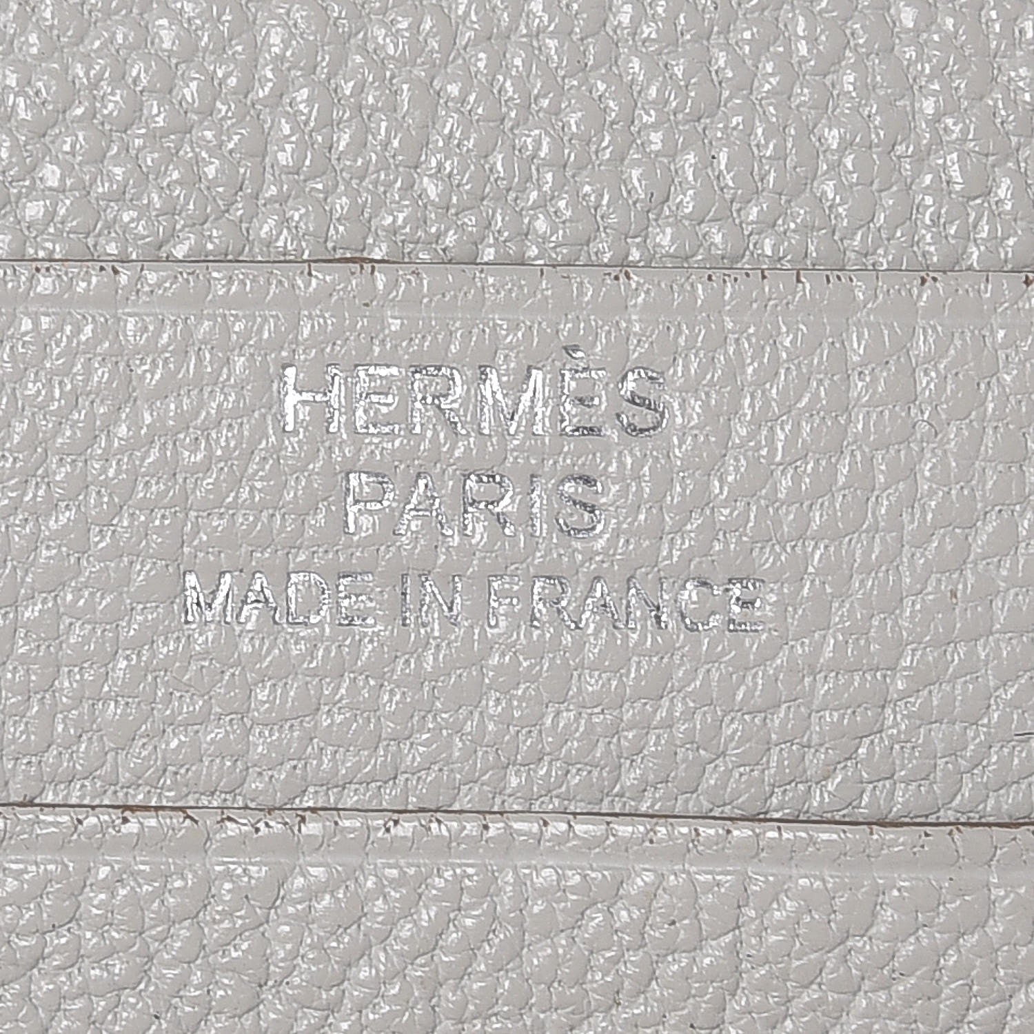 Hermes Chevre Mysore Azap GM Combined Wallet Gris Pale 6 of 11