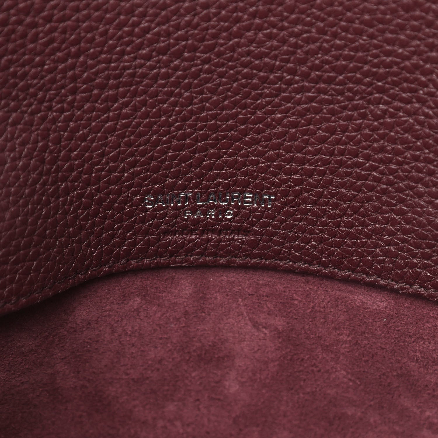 Saint Laurent Grained Calfskin Baby Sac De Jour Souple Rouge Legion 6 of 9