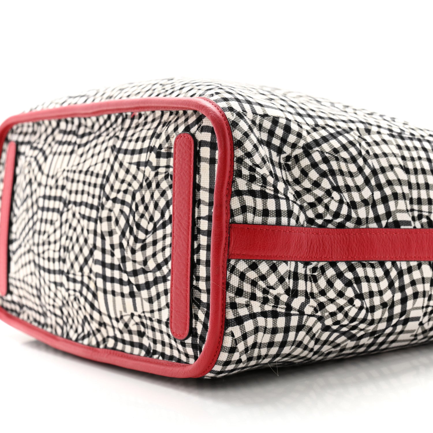 MCM Visetos Medium Liz Reversible Shopper Tote Ruby Red 15 of 15