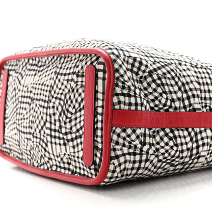 MCM Visetos Medium Liz Reversible Shopper Tote Ruby Red 15 of 15