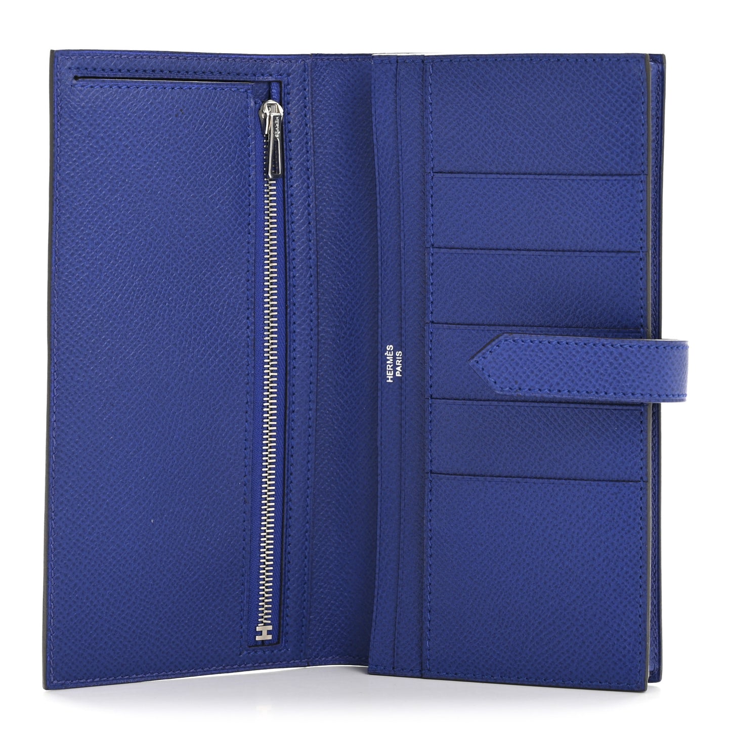 Epsom Bearn Gusset Wallet Bleu Electrique