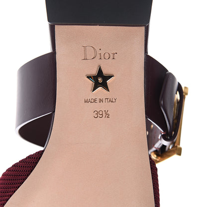 Christian Dior Technical Fabric D-Dior Mule 39.5 Rouge 8 of 9
