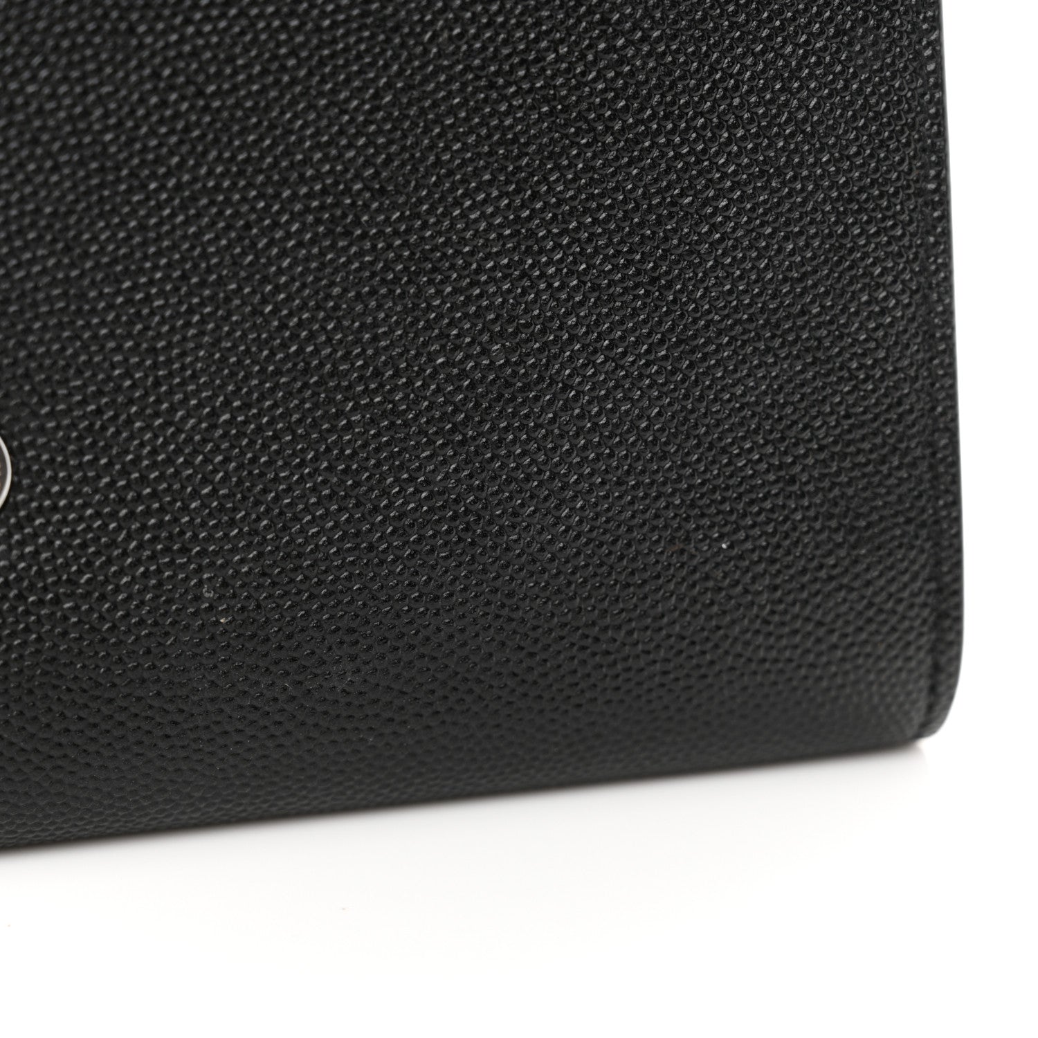 Saint Laurent Grain de Poudre Uptown Chain Wallet Black 13 of 17