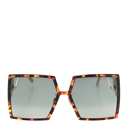 Christian Dior Acetate Square 30 Montaigne Sunglasses Tortoise 2 of 9