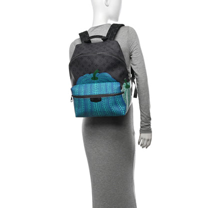 Louis Vuitton LV X YK Monogram Eclipse Reverse Kusama Pumpkin Discovery Backpack 2 of 9