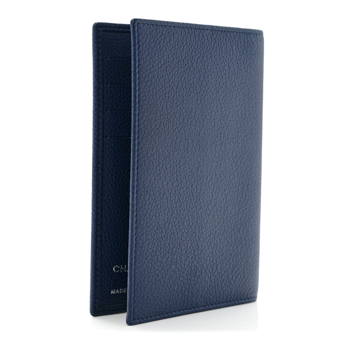Chanel Calfskin Passport Holder Navy 3 of 8