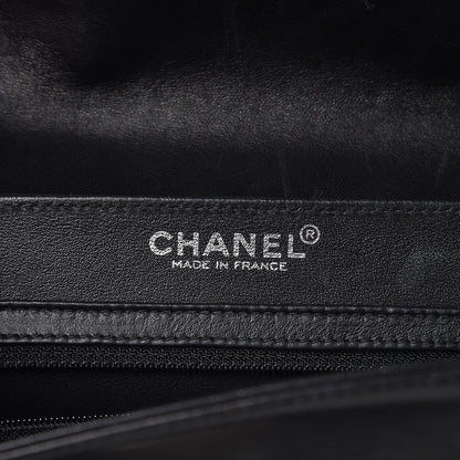 Chanel Lambskin Mademoiselle Accordion Flap Black 7 of 17