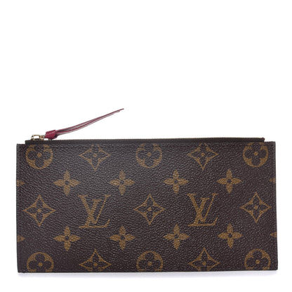 Louis Vuitton Monogram Felicie Chain Wallet Zippered Insert Fuchsia 1 of 6