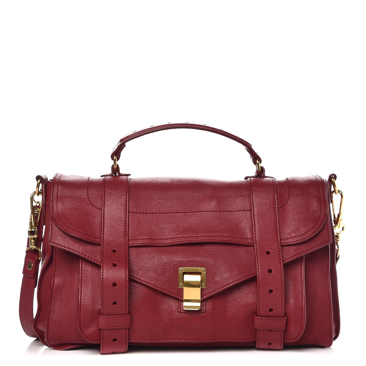 Lambskin Medium PS1 Satchel Chianti