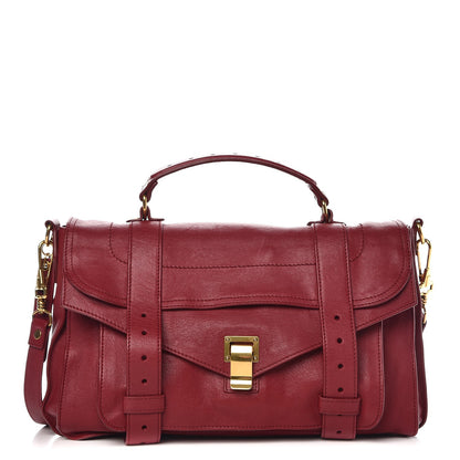 Proenza Schouler Lambskin Medium PS1 Satchel Chianti 1 of 10
