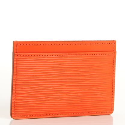 Louis Vuitton Epi Card Holder Piment 3 of 7