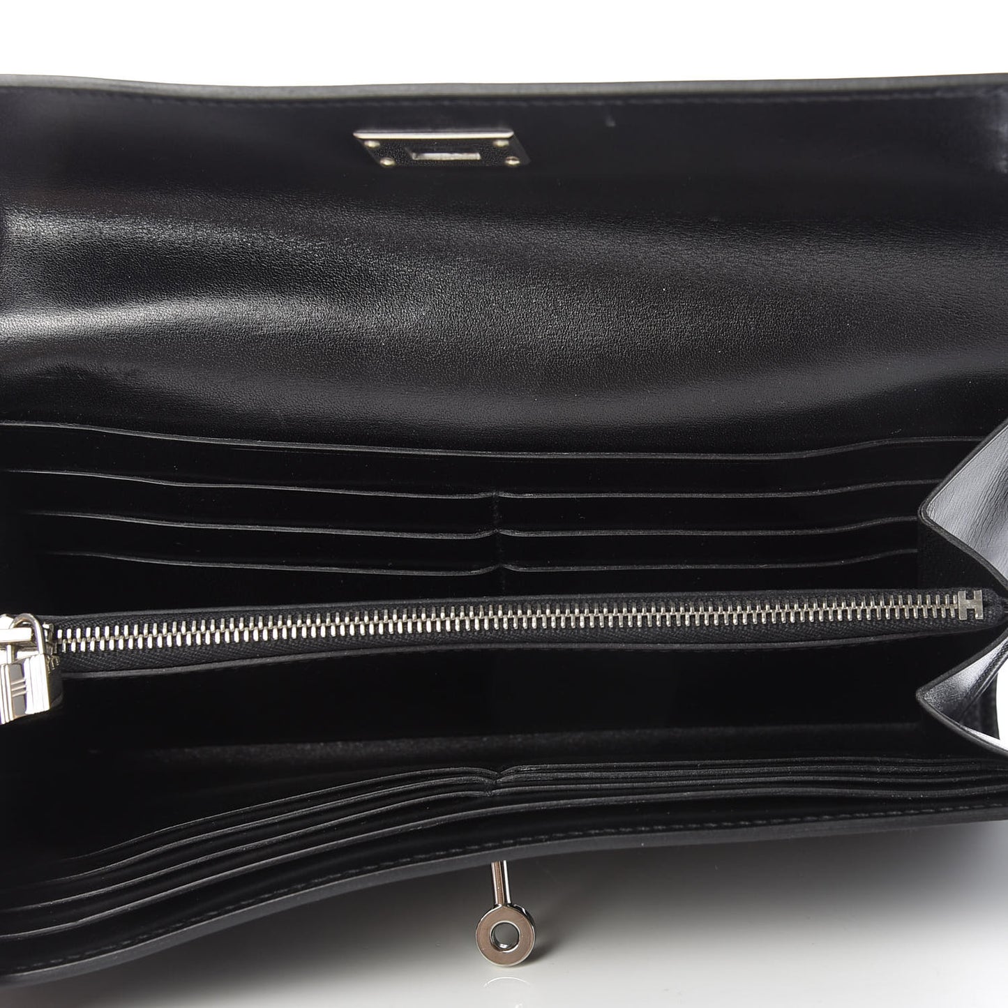 Box Kelly Longue Wallet Black