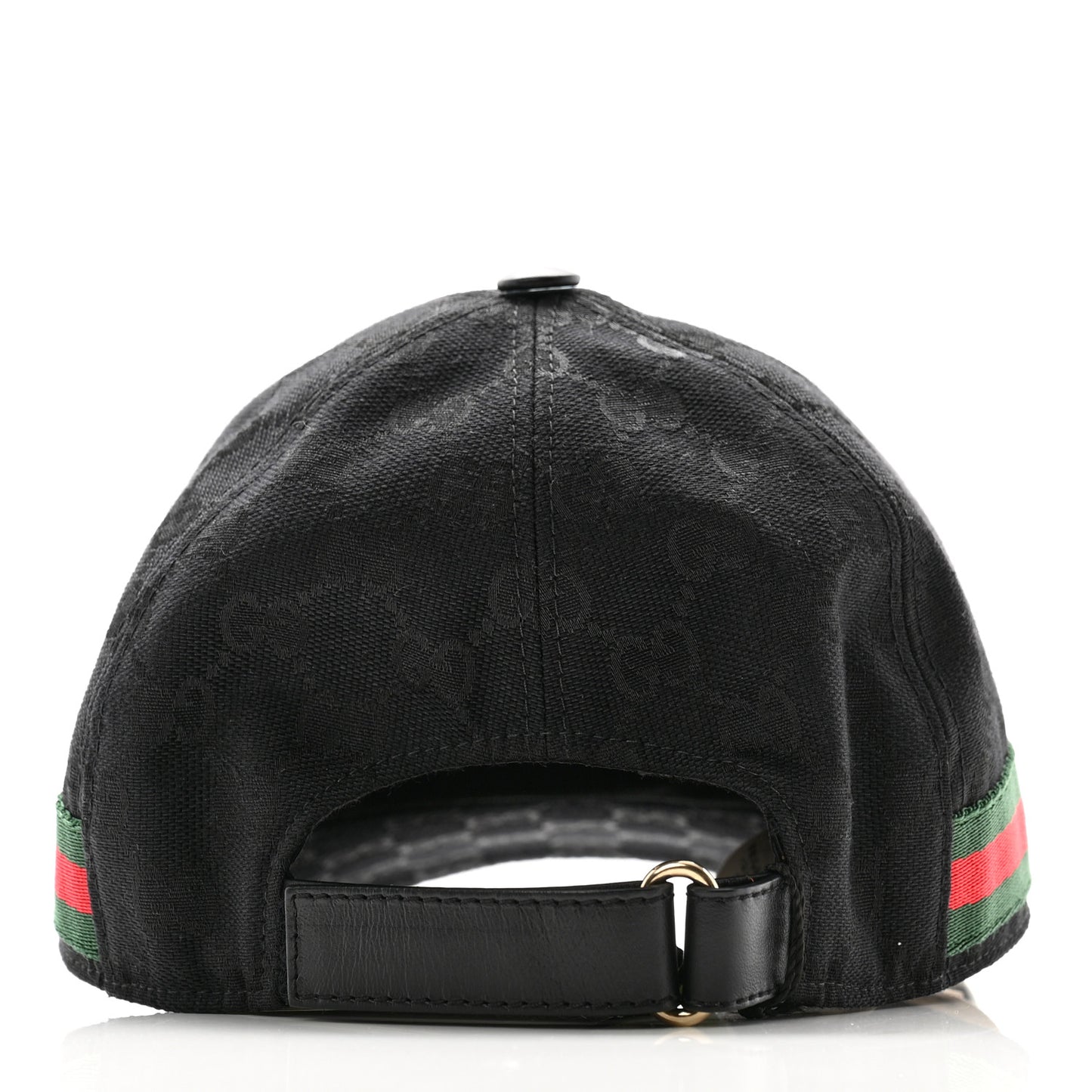 Monogram Web Baseball Hat XS Black