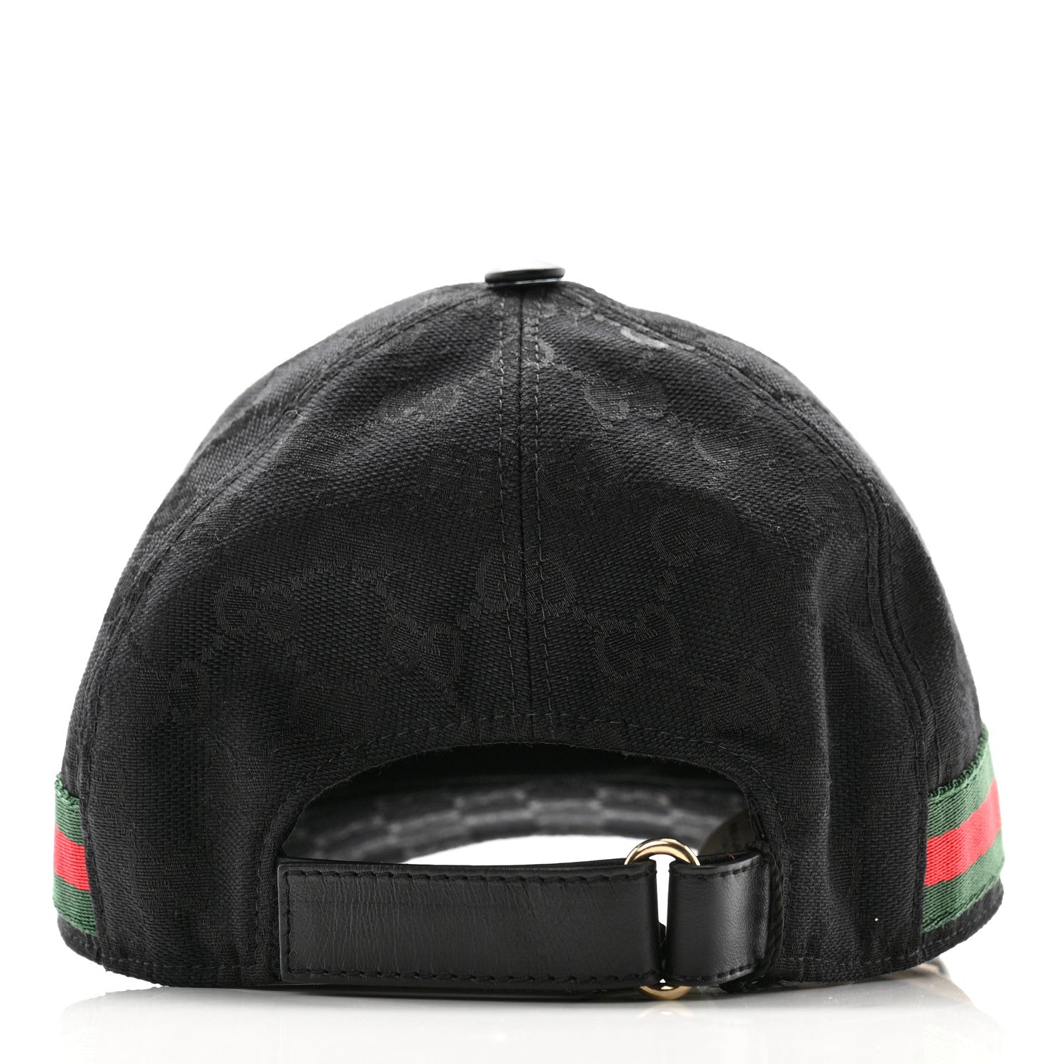 Gucci Monogram Web Baseball Hat XS Black 6 of 9