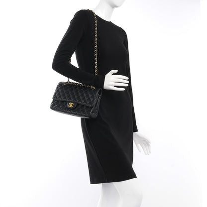 Chanel Caviar Quilted Medium Double Flap Black 2 of 15