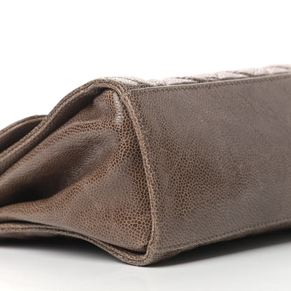 Chanel Crumpled Grained Calfskin Jumbo CC Crave Flap Beige 8 of 11