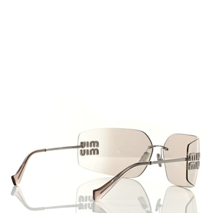 Miu Miu Metal Runway Sunglasses SMU54Y Silver 4 of 7