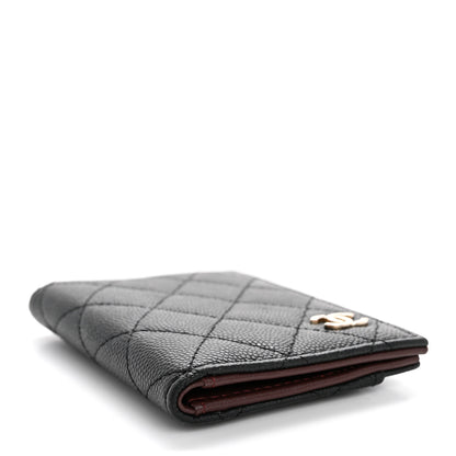 Chanel Caviar Quilted Card Holder Wallet Black 4 of 12