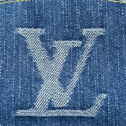 Louis Vuitton Denim Giant Monogram Pochette Cosmetique PM Denim Blue 6 of 7