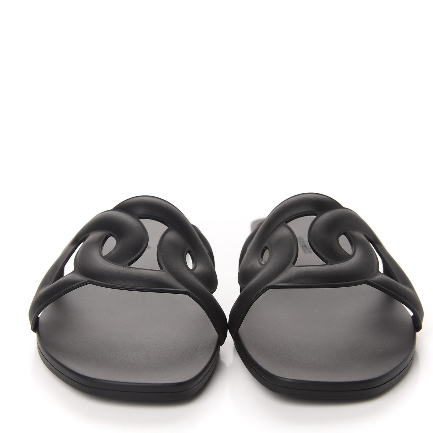 Rubber Aloha Sandals 37 Black