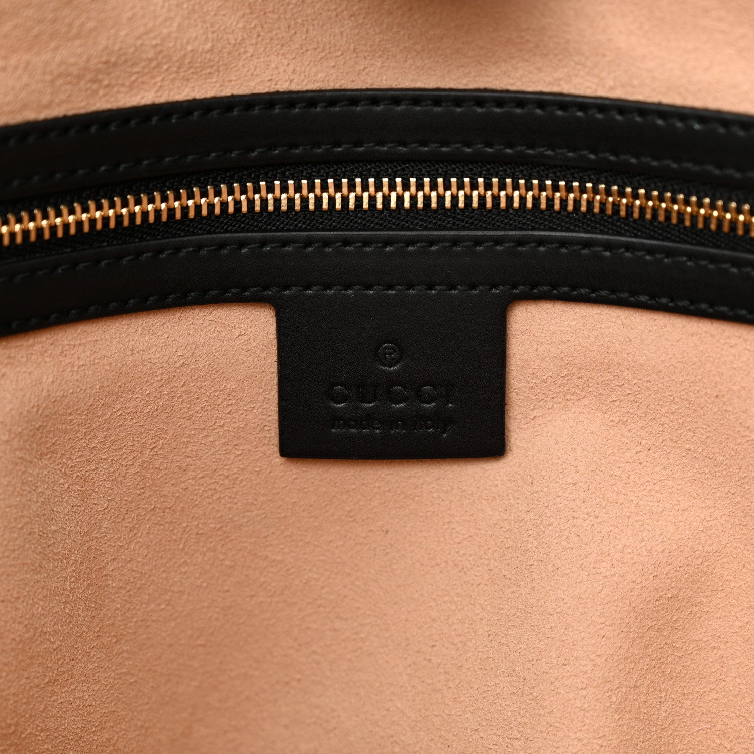 Gucci Soft GG Supreme Monogram Bees Medium Crossbody Tote Beige Oro Black 6 of 14