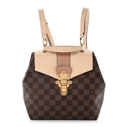 Louis Vuitton Damier Ebene Clapton Backpack Creme 1 of 12