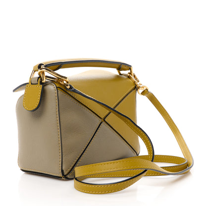 Loewe Calfskin Mini Puzzle Bag Ochre 3 of 11
