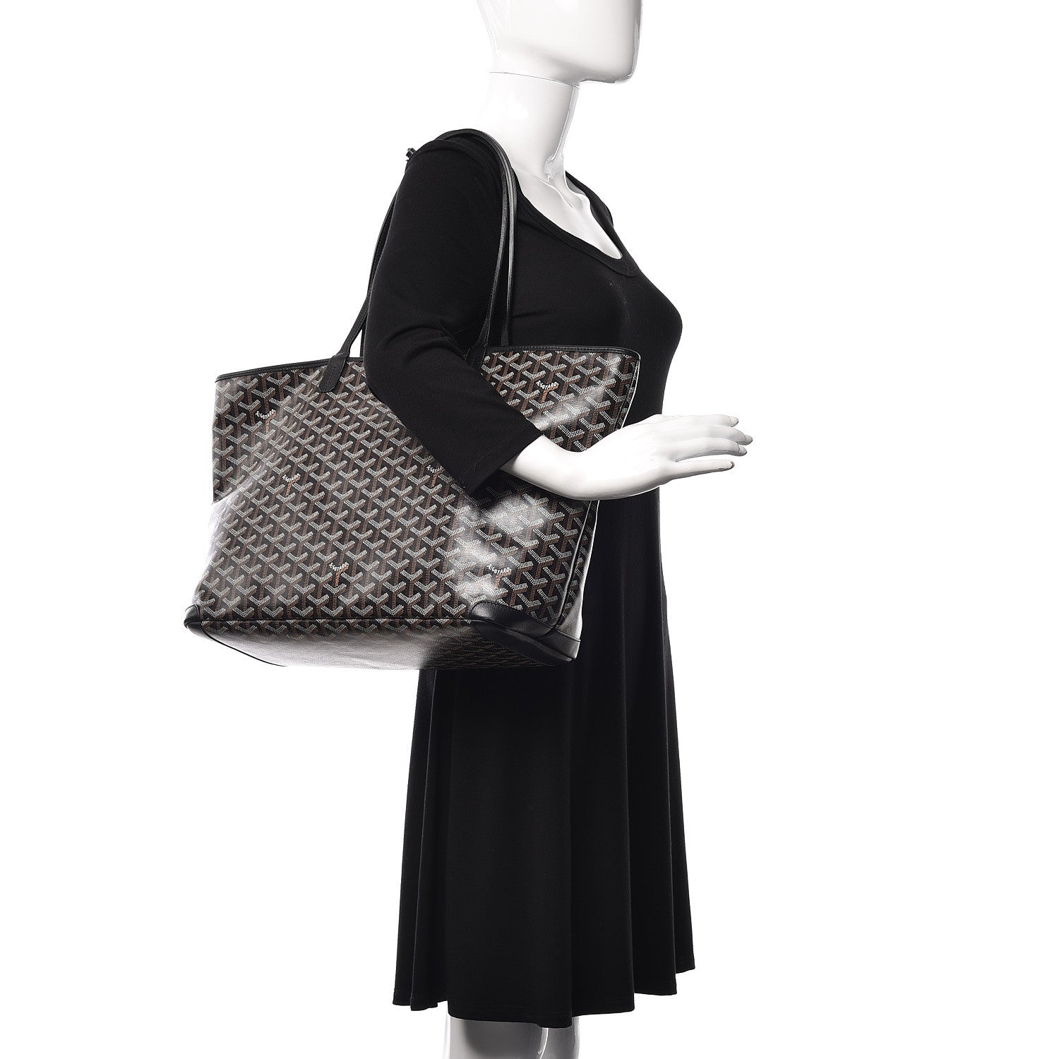 Goyard Goyardine Artois MM Black 2 of 10