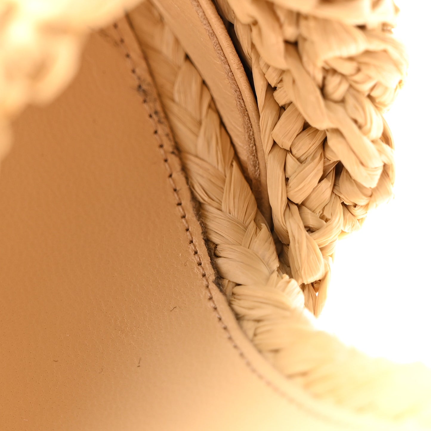 Raffia Intrecciato Lido Mule 90 Sandals 38 Cane Sugar