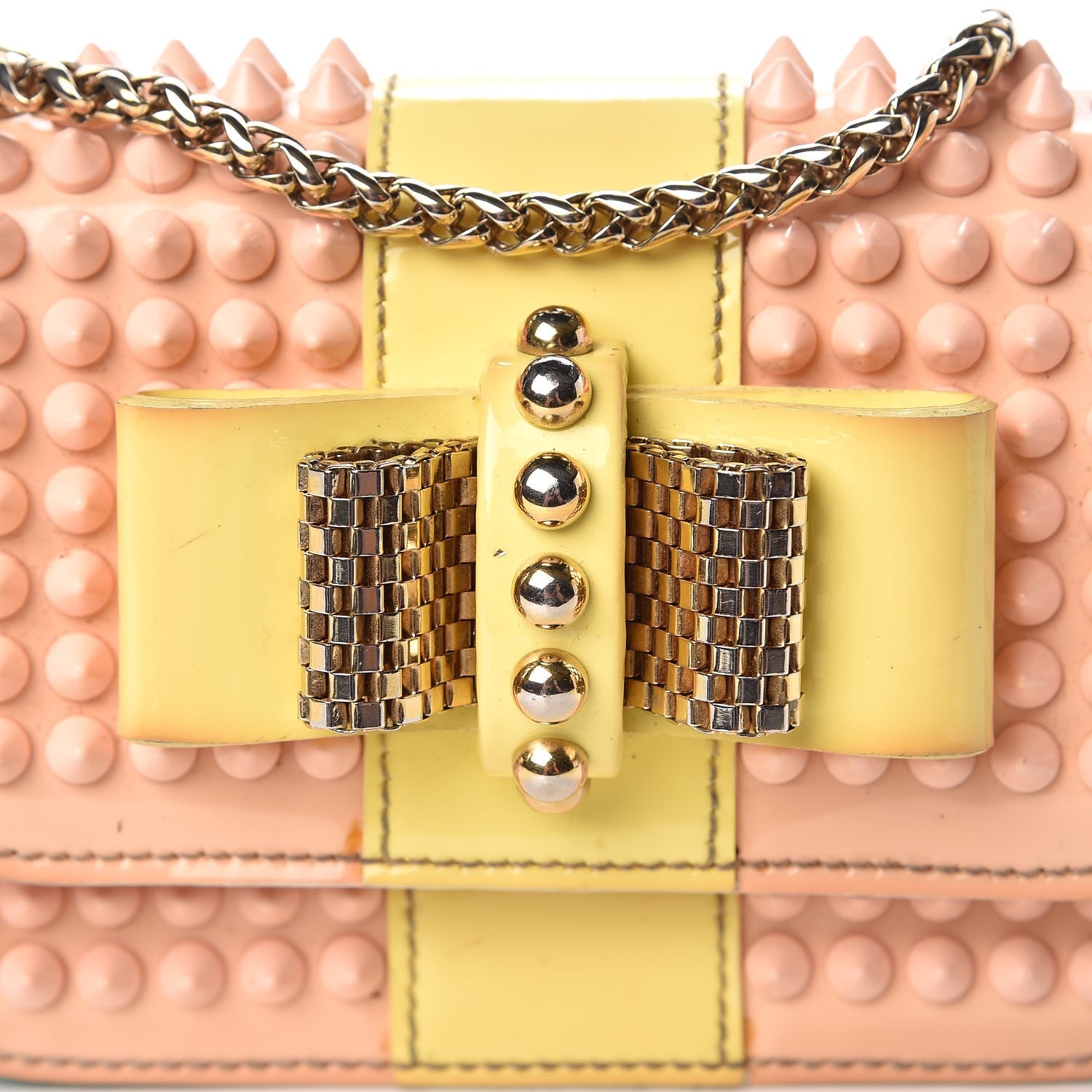 Christian Louboutin Patent Spiked Sweety Charity Crossbody Bag Multicolor 15 of 17