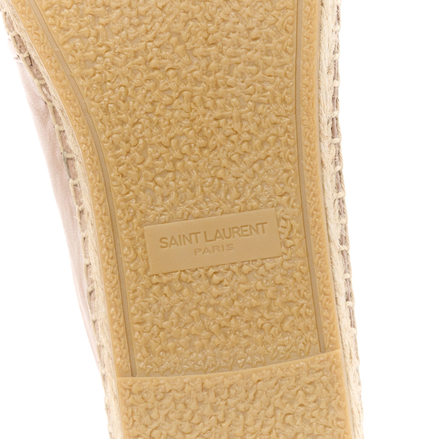 Lambskin Monogram Espadrilles 40 Nude