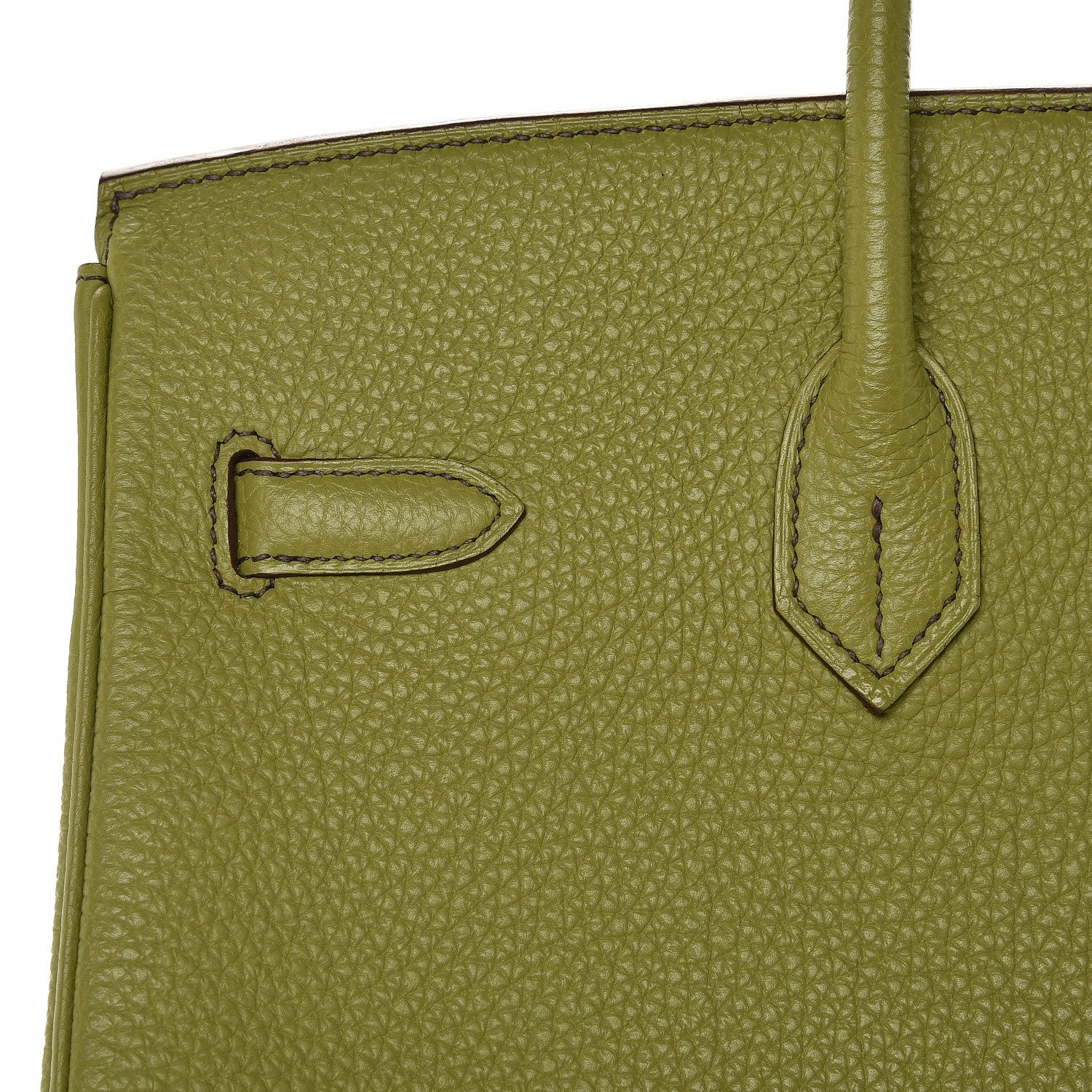 Hermes Togo Birkin 35 Vert Anis 20 of 31