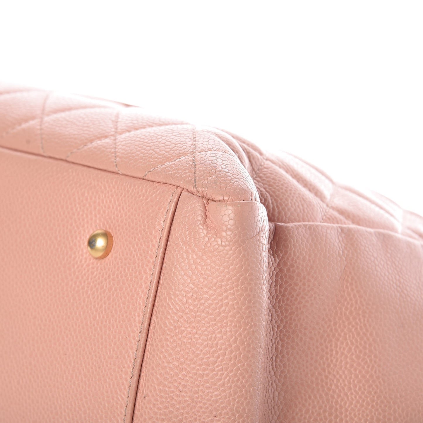 Caviar Quilted Grand Timeless Tote GTT Pink