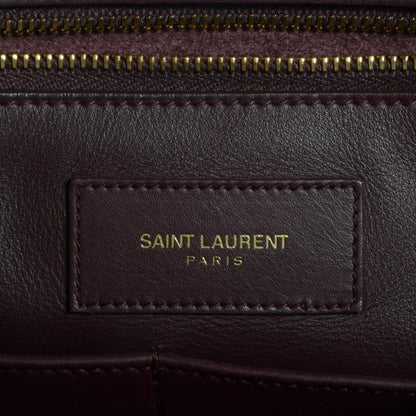 Saint Laurent Smooth Calfskin Medium Classic Y Cabas Bordeaux 6 of 10