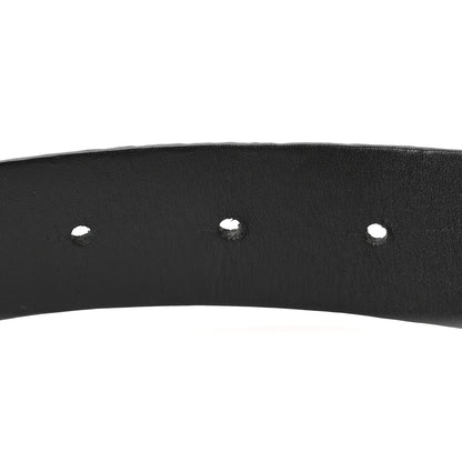 Chanel Lizard Embossed Calfskin Gripoix Poured Glass Along The Nile CC Belt 90 36 Black 4 of 7