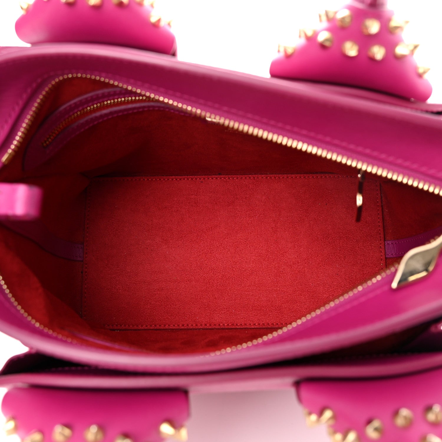 Christian Louboutin Calfskin Small Eloise Tote Fuchsia 5 of 20
