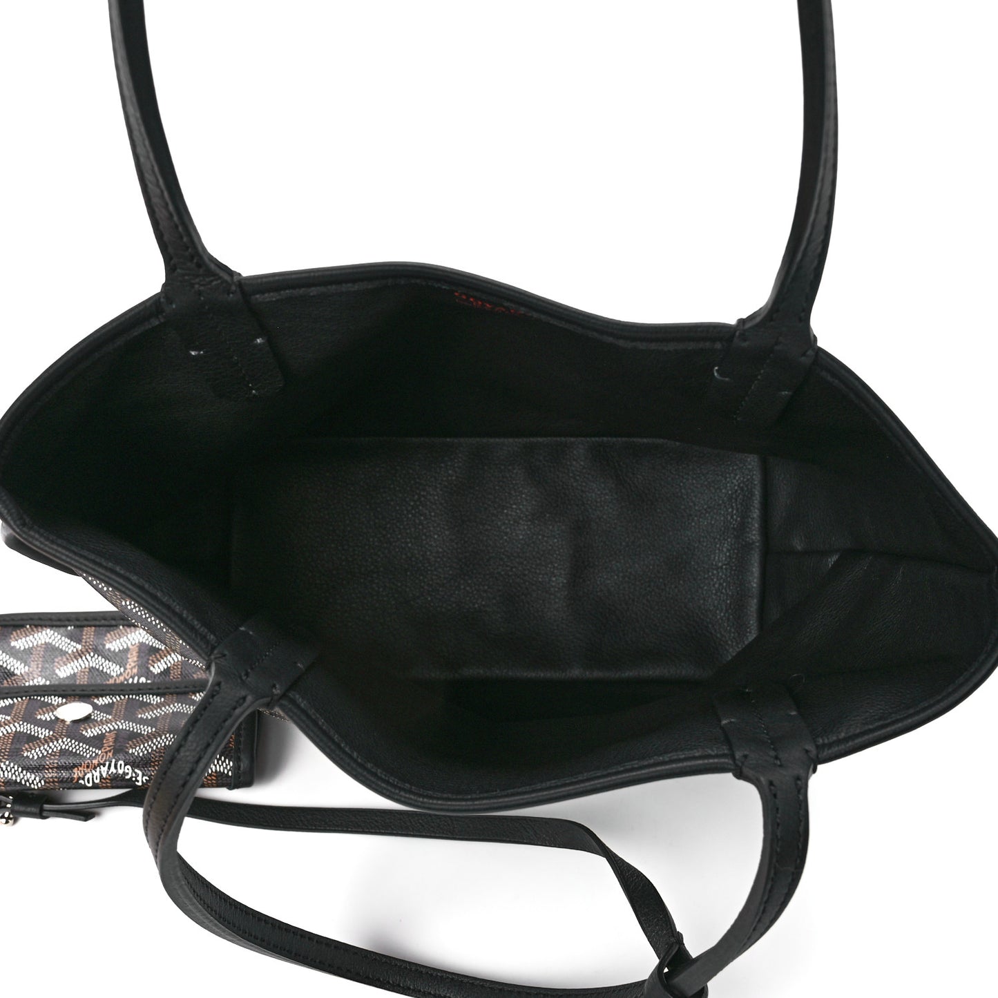 Goyardine Reversible Mini Anjou Black
