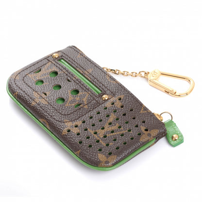 Louis Vuitton Monogram Perforated Key Pouch Green 5 of 7